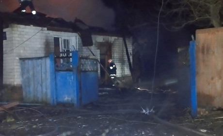 Поліція документує наслідки ворожої атаки по місту Новгород-Сіверський