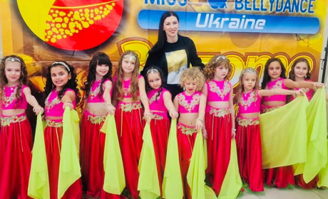 Юні танцівниці з клубу "Бахіра" з Фастова яскраво дебютували на фестивалі «Золоте сузір’я України»