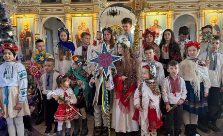 Дитяча коляда лунала у Свято-Андріївському храмі