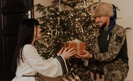 Різдво вдома: ветерани, які втратили кінцівки, взяли участь у сімейній фотосесії