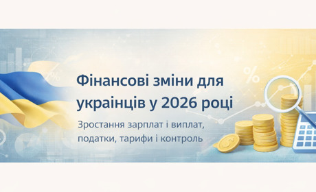 Фінансові зміни для українців у 2026 році: що варто знати