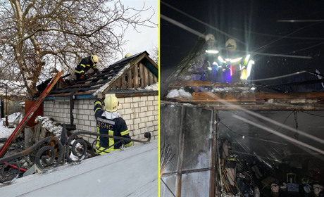 У Студениківській громаді 31 грудня сталися дві пожежі: горіли господарські споруди