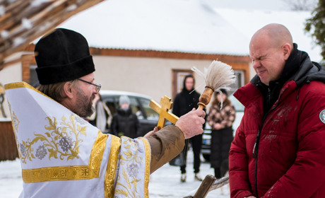 Богоявлення Господнє у Полонному: водосвячення та занурення у воду