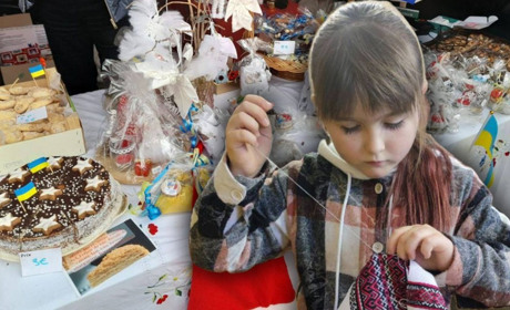 Із Франції з любовʼю: діти з Глухова долучилися до благодійного ярмарку на підтримку України