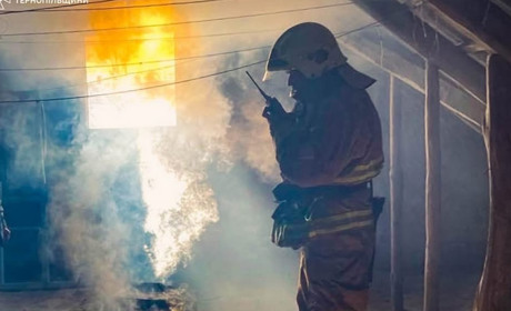 У Почаєві трапилась пожежа