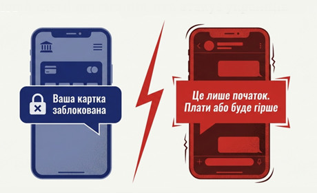 Раптове блокування — як потрапляють у нову шахрайську пастку, і як її уникнути (картки)