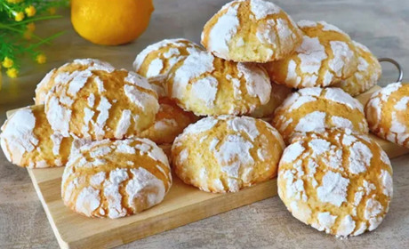 Лимонне печиво з тріщинками: перевірений рецепт