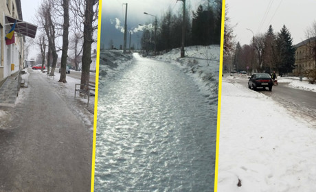 Ожеледиця паралізувала Золотоношу: громадський транспорт не вийшов, таксі — без шансів