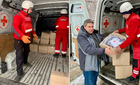 Червоний Хрест передав чергову допомогу для людей вразливих категорій із Білопільської громади