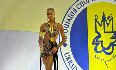 Переяславка Софія Отцевич стала чемпіонкою України зі спортивних танців