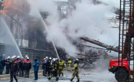 В Алчевську обвалилася труба й знищила коксову батарею