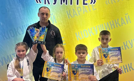 Юні каратисти з Фастова відзначились на Відкритому Чемпіонаті Києва з кіокушинкай