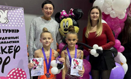 Юні фастівчанки - серед лідерів Всеукраїнського турніру з гімнастики