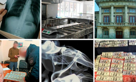 У сусідів: туберкульоз у підлітків, отруєння газом, хабарі та оновлення харчоблоку області сьогодні