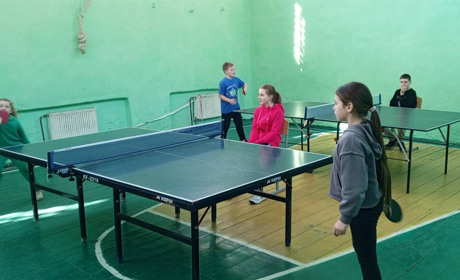 Відзначили прихід весни змаганнями. Первомайські тенісисти змагались із сусідами