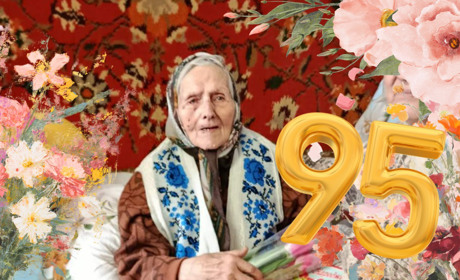 Жителька Переяслава Ольга Коваленко сьогодні відзначила своє 95-річчя