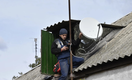 На окупованій Херсонщині зник сигнал російського телепакета “Русский мир”