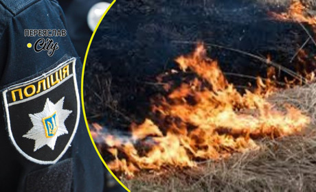 За добу на Переяславщині сталися три пожежі: хроніка поліції