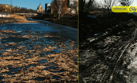 Були зручні тепер непрохідні: стежки над Альтою в Переяславі закидали болотним мулом