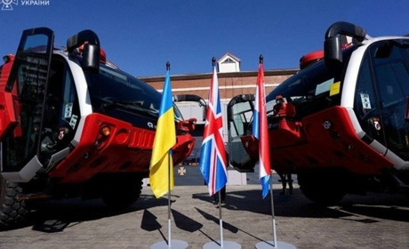 Рятувальники Полтавщини отримали нові пожежні автомобілі від міжнародних партнерів