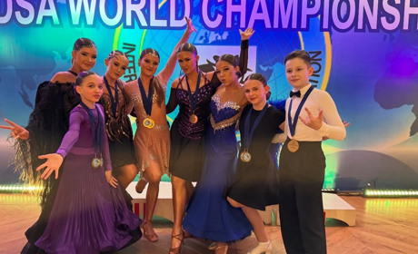 Юні спортсмени «Данс-ліцею» вибороли золото світового чемпіонату з бальних танців