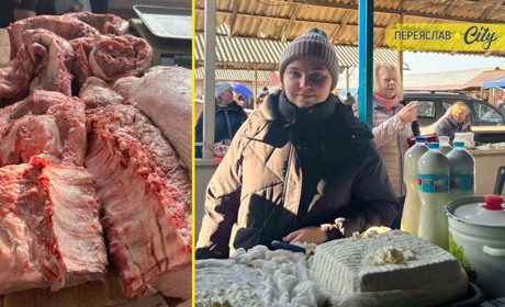 У Переяславі на базарі на 50 гривень подорожчав свинячий ошийок