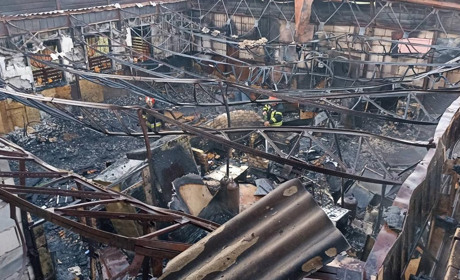 Пожежа в середмісті Кагарлика: вогонь знищив піцерію