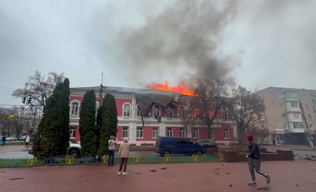 російські війська атакували центр Прилук