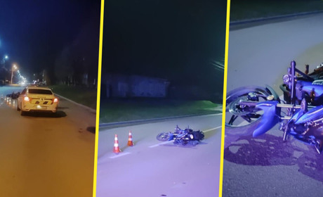 У Золотоноші поліція розслідує ДТП за участі двох неповнолітніх мотоциклістів