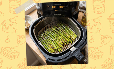 6 швидких рецептів спаржі в аерогрилі