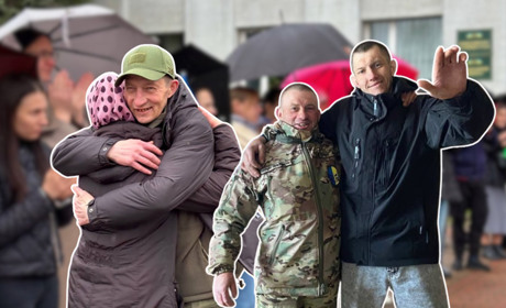 У Сарненському районі зустріли трьох військових, звільнених із полону