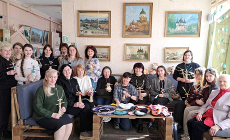 У бібліотеці створювали оберіг своїми руками