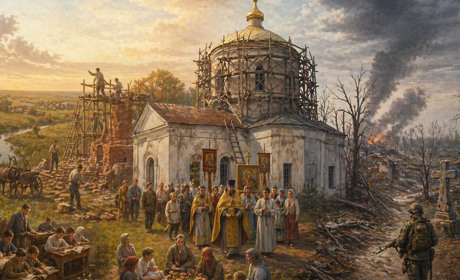 Козацька пам’ятка на лінії вогню: 160 років Георгіївській церкві в Ходиному — її історія