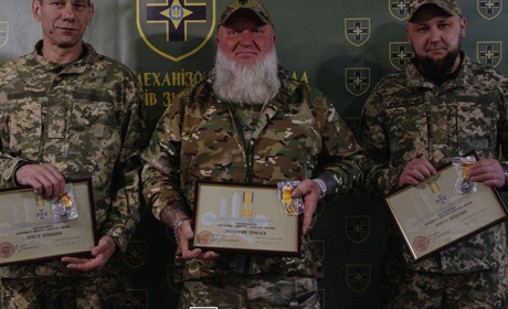 Сергія Рябоконя із Вельбівки нагородили медаллю "Золотий Тризуб"