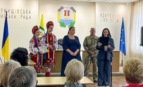 Орден посмертно та відзнака Міноборони: у Ржищеві нагородили воїнів
