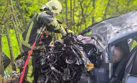 Смертельна ДТП біля Бишева: рятувальники деблокували тіла двох загиблих