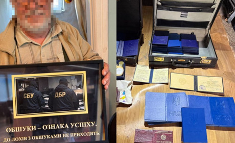 На Київщині викрили масштабну мережу з виготовлення та збуту підроблених документів