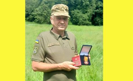 Захисника з Халчі Миколу Мушту нагородили медаллю «Хрест ракетних військ артилерії»