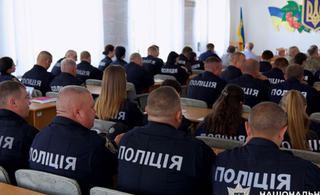 У Старокостянтинові представили нового начальника місцевого відділу поліції