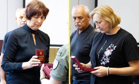 Посмертними нагородами відзначено особисту мужність Героїв Василя Полтавського та Віталія Чорногора