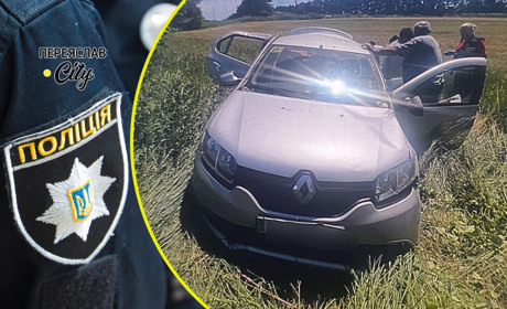 На трасі біля Переяслава в кювет перекинувся автомобіль, пасажирку з дитиною доправили в лікарню