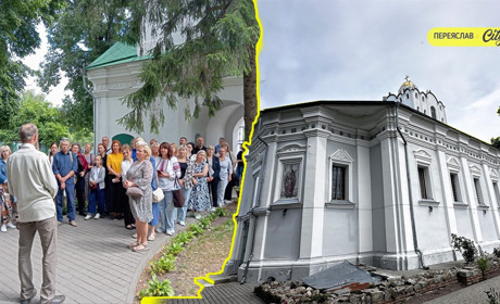 У Переяславі провели першу екскурсію комплексом Михайлівської церкви після тривалої перерви