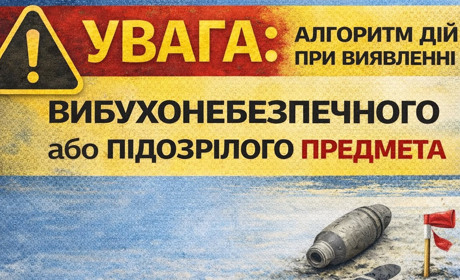 Відстань рятує життя: алгоритм дій при виявленні вибухонебезпечних предметів