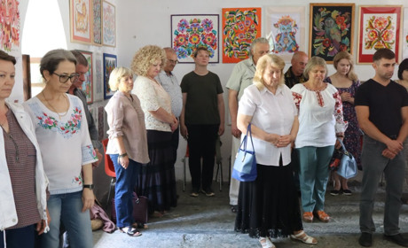 У Самчиках відкрили Всеукраїнську виставку самчиківського розпису пам'яті Олександра Пажимського