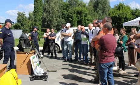 Як діяти у разі радіаційної загрози: Старокостянтинівська громада взяла участь у навчаннях