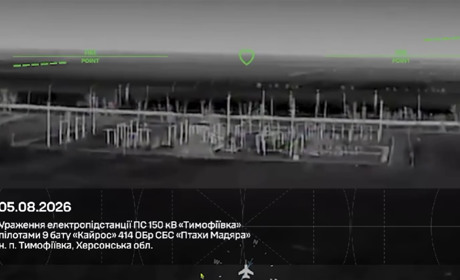 Мадяр показав кадри ураження енергооб'єктів на окупованій Херсонщині та Запоріжжі