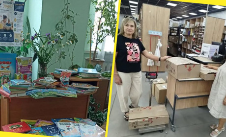 Золотоніська бібліотека зібрала книги для маленьких пацієнтів «Охматдиту»