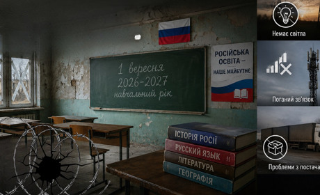 Робота шкіл на ТОТ Херсонщини під питанням: окупанти скаржаться на відсутність світла, зв’язку
