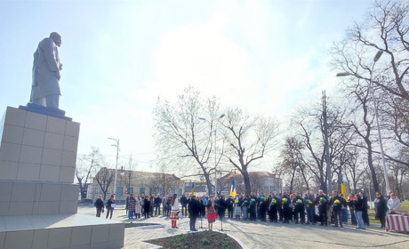 В Ізмаїлі відзначили 210-ту річницю з Дня народження Тараса Шевченка (відео)