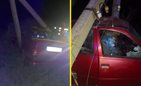 Смертельна ДТП у Великій Каратулі: 57-річний чоловік врізався в електроопору і загинув
